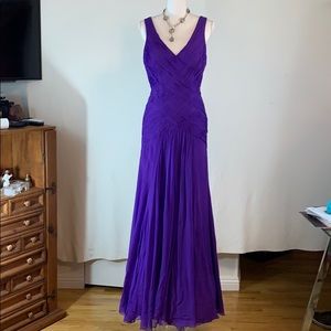 Gorgeous purple long gown by Sue Wong in size 10.